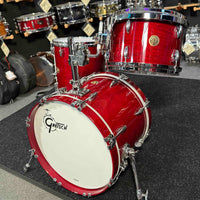 ~WOW!~ Gretsch USA Custom 3-Piece 12/14/18 Bop Drum Kit Set in Rosewood Gloss Lacquer