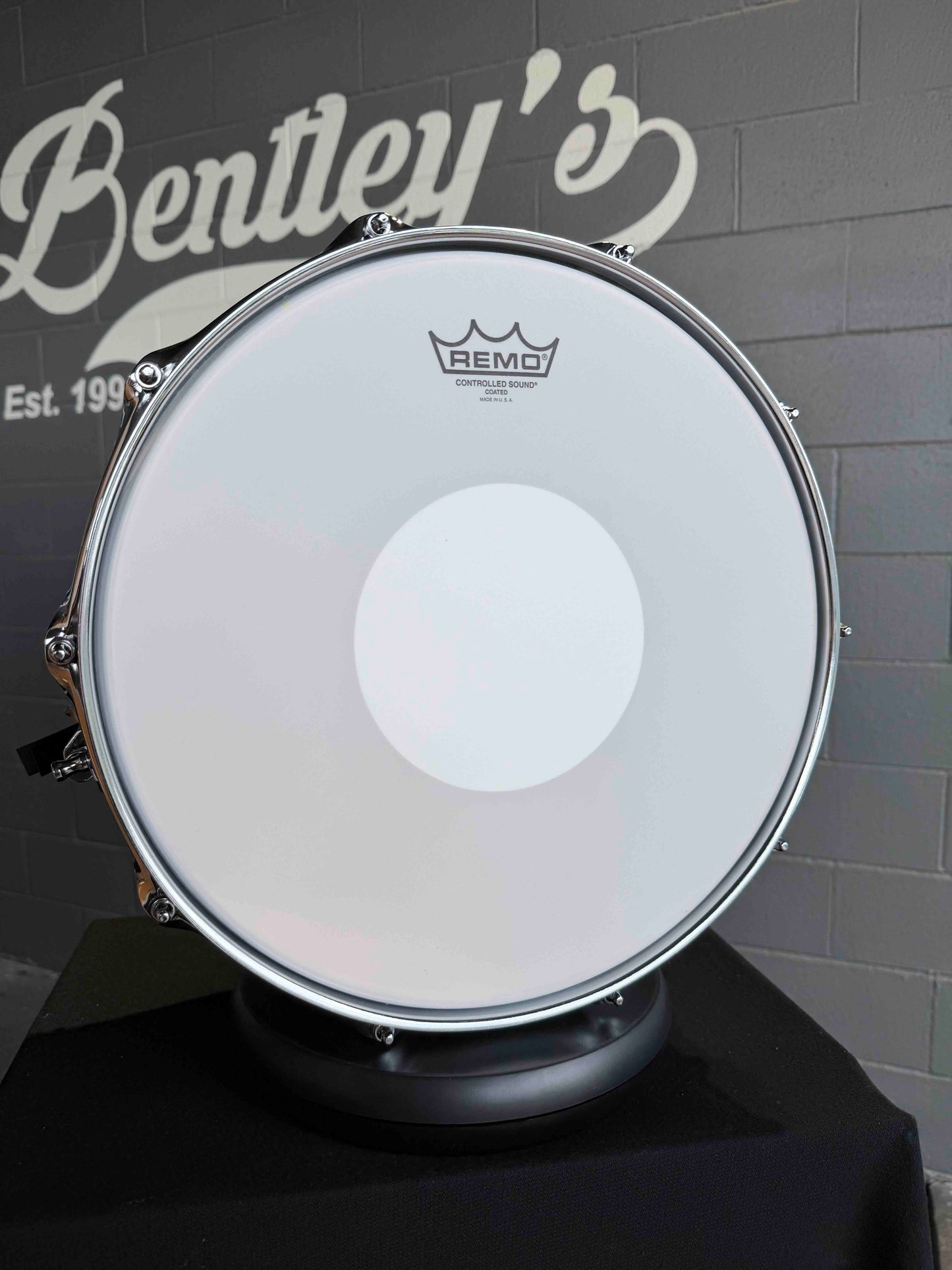 ~NEW~ Dixon Gregg Bissonette 'Big Bud' Signature 8x14 Walnut Snare Drum in Natural Satin