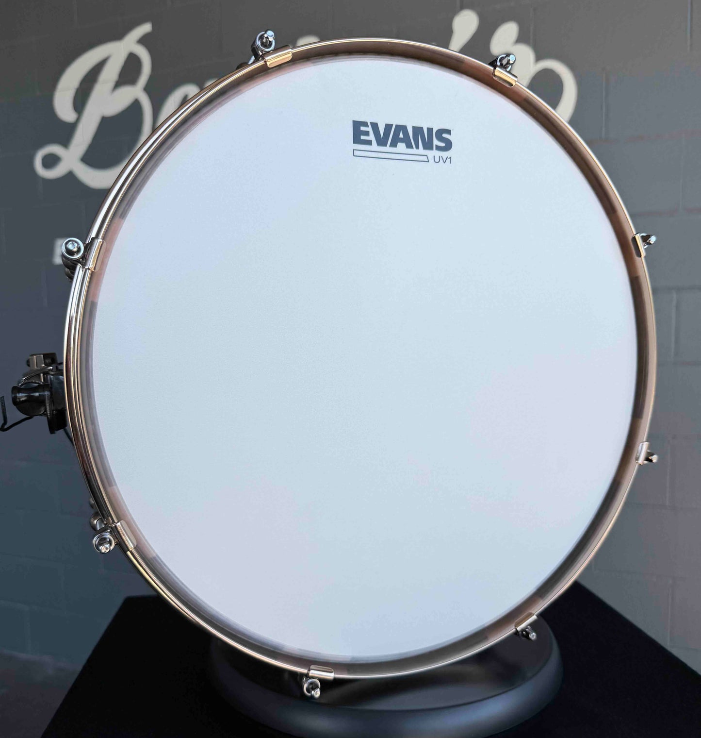 ~WOW!~ Doc Sweeney Drums 'King James' 5.5x14 Stave Claro Walnut & Birdseye Maple Snare Drum with Aztec Gold Hardware