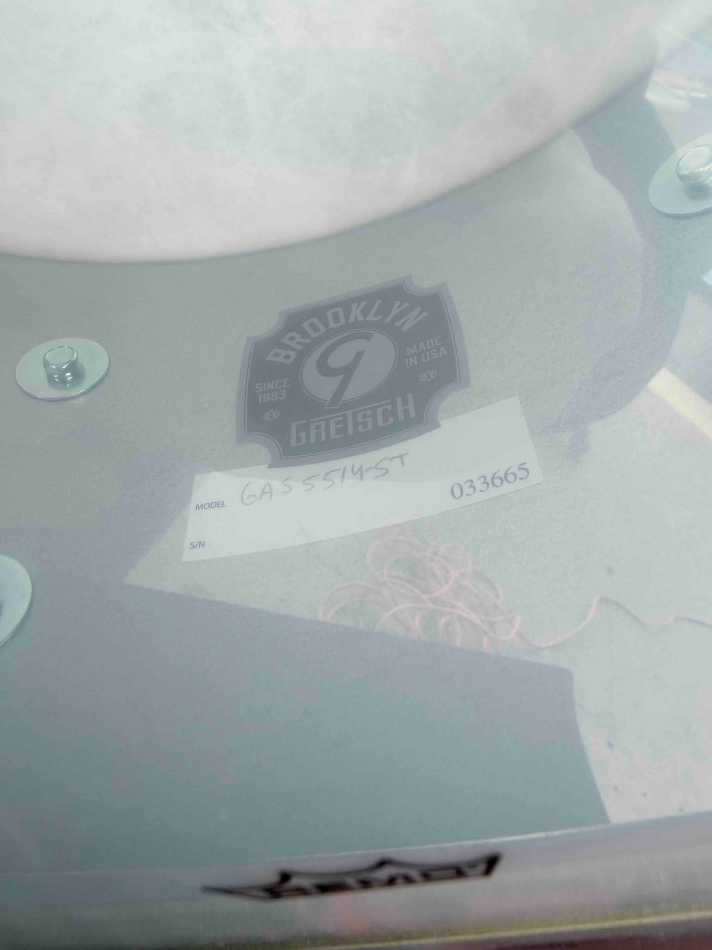 Gretsch Mike Johnston Brooklyn Standard 5.5x14" Snare Drum in Satin Black Metallic