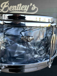 ~NEW~ Slingerland RadioKing Artist Series 5.5x14 Mahogany/Poplar Snare Drum in Black Diamond Pearl with Nickel Hardware