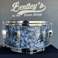 ~NEW~ Slingerland RadioKing Artist Series 6.5x14 Mahogany/Poplar Snare Drum in Black Diamond Pearl with Nickel Hardware