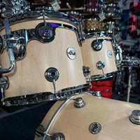 ~WOW!~ Collector's Series SonicPly Maple/Aluminum Hybrid 7-Piece 10/12/13/14/15/16/22 Drum Kit Set in Natural Satin Oil with Chrome Hardware (Store Demo)