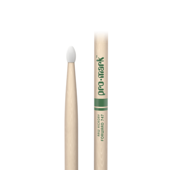 Pro-Mark TXR747N Classic Forward 747 Natural Nylon Tip (Pair) Drum Sticks