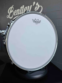 ~NEW!~ Pork Pie Decaf Macchiato Maple 8x14 Snare Drum in Satin Burled Walnut with Sapele Stripe