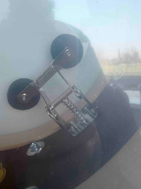 ~NEW!~ Slingerland RadioKing Artist Mahogany/Poplar 5.5x14 Snare Drum in White Marine Pearl with Nickel Hardware