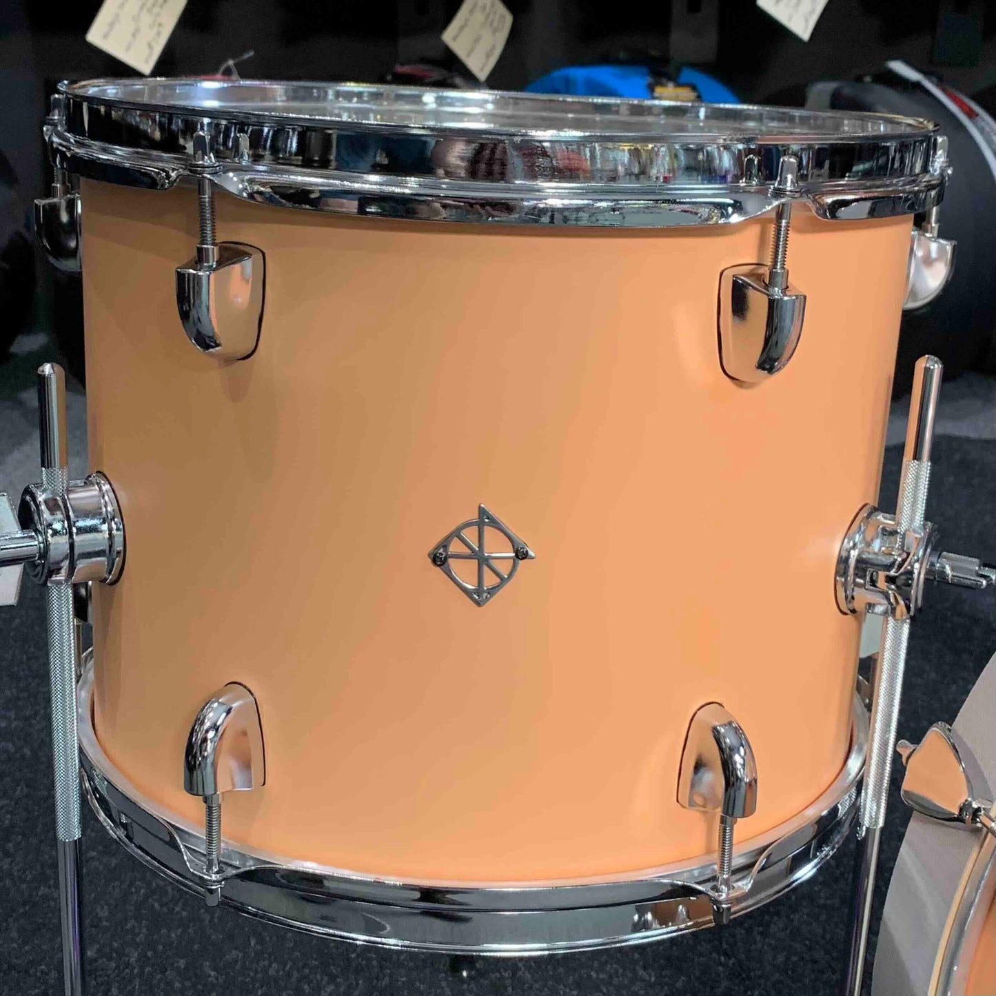 ~NEW~ Dixon PODL520PF Little Roomer 5-Piece Drum Kit Set in Peach Fuzz *IN STOCK*