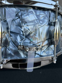 ~NEW~ Slingerland RadioKing Artist Series 6.5x14 Mahogany/Poplar Snare Drum in Black Diamond Pearl with Nickel Hardware