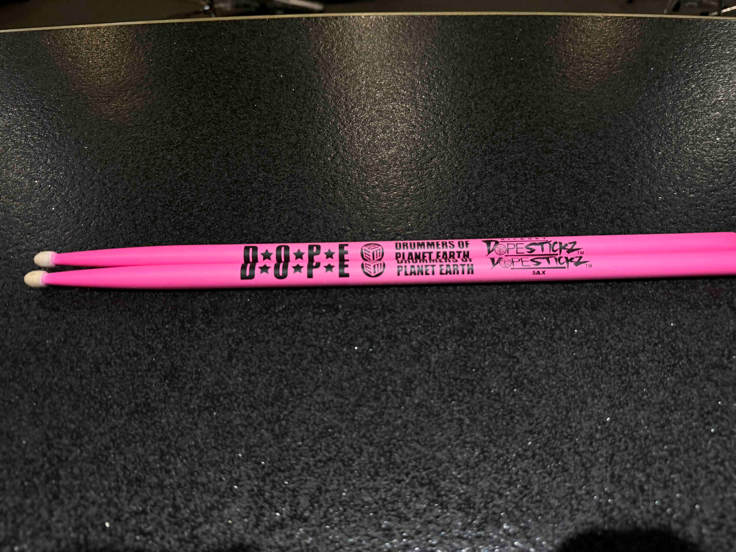 Dope Stickz Neon Pink 5AX Acorn Drum Sticks Pair