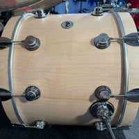 ~WOW!~ Collector's Series SonicPly Maple/Aluminum Hybrid 7-Piece 10/12/13/14/15/16/22 Drum Kit Set in Natural Satin Oil with Chrome Hardware (Store Demo)