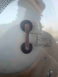 ~NEW!~ Slingerland RadioKing Solid Shell Maple 5.5x14 Snare Drum in Maroon Glass Glitter with Nickel Hardware