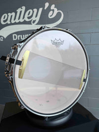 ~NEW~ Dixon Gregg Bissonette 'Big Bud' Signature 8x14 Walnut Snare Drum in Natural Satin