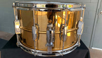 Ludwig LB508 Polished Bronze-Phonic 8x14 Snare Drum w/ Imperial Lugs