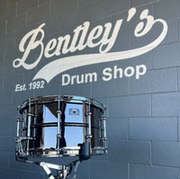 Ludwig LU0814C Universal 8x14" Black Nickel over Brass Snare Drum with Chrome Hardware