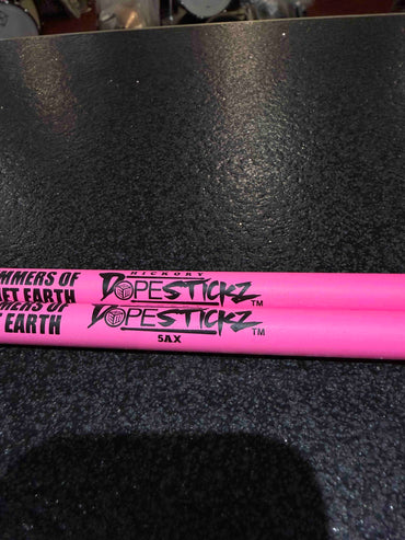 Dope Stickz Neon Pink 5AX Acorn Drum Sticks Pair