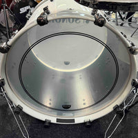 ~WOW!~ Sonor SQ2 Medium Beech 6-Piece 8/10/12/14/16/22 Drum Kit Set in Papyrus White Lacquer & Black Semi-Gloss Interior with Ruthenium Black Nickel Hardware