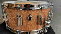 ~LIMITED EDITION~ Rogers Custom-Built 6.5x14 Dyna-Sonic Snare Drum in Champagne Sparkle Lacquer