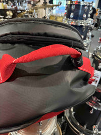~NEW!~ Bentley's Drum Shop Custom 8x14 Snare Drum Bag with Rossa Corsa Red Rugged Straps (Made in the USA!)