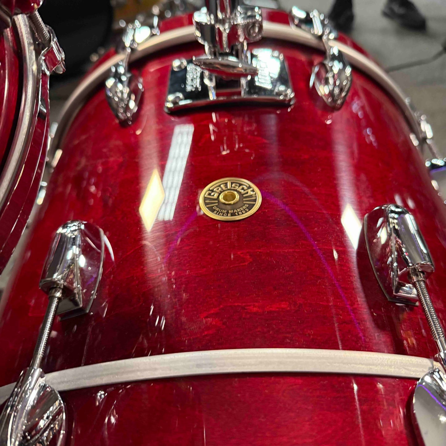 ~WOW!~ Gretsch USA Custom 3-Piece 12/14/18 Bop Drum Kit Set in Rosewood Gloss Lacquer