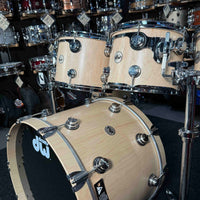 ~WOW!~ Collector's Series SonicPly Maple/Aluminum Hybrid 7-Piece 10/12/13/14/15/16/22 Drum Kit Set in Natural Satin Oil with Chrome Hardware (Store Demo)