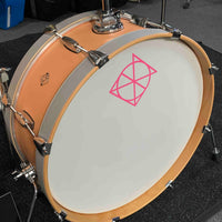 ~NEW~ Dixon PODL520PF Little Roomer 5-Piece Drum Kit Set in Peach Fuzz *IN STOCK*