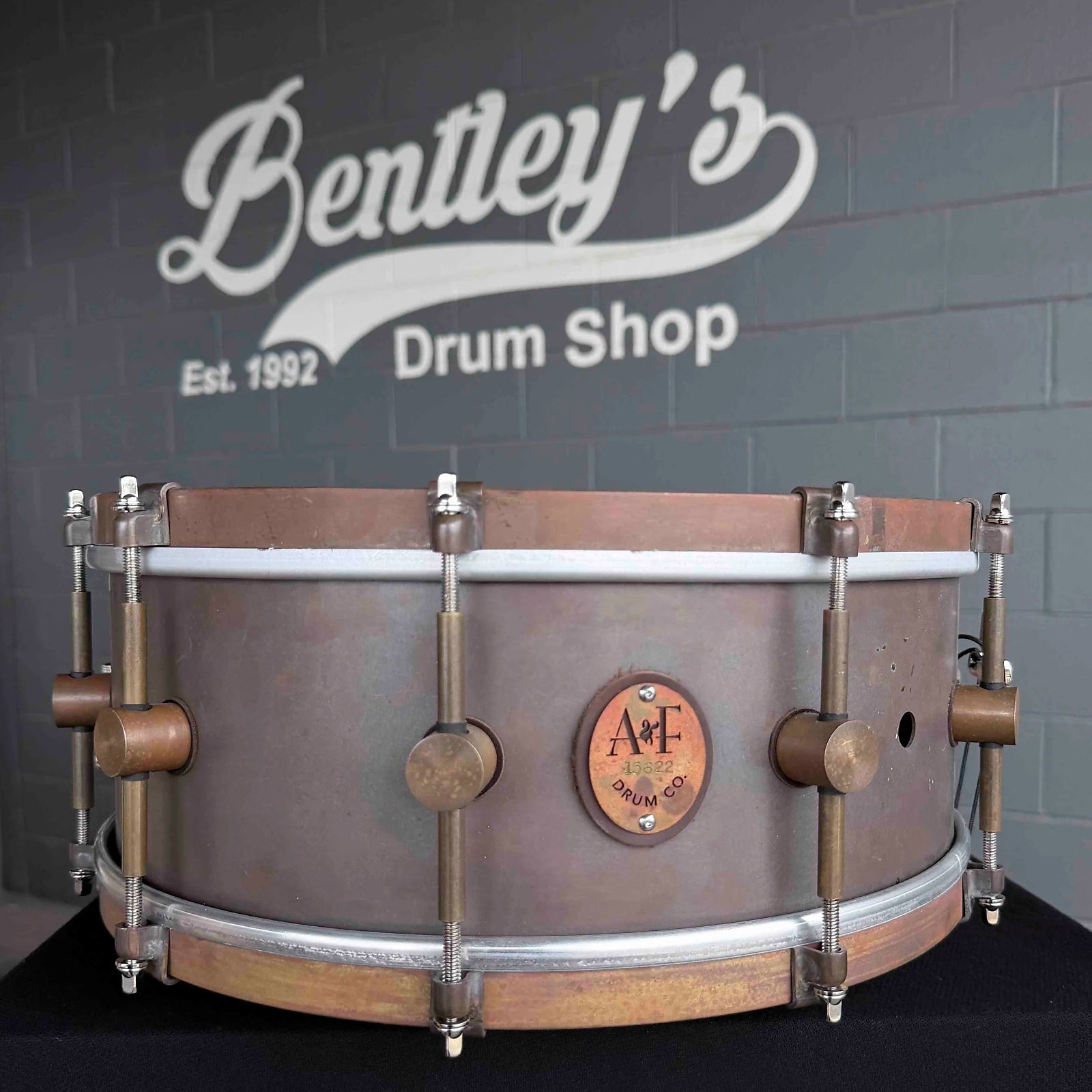 A&F Drum Co. Raw Copper 5.75x14 Snare Drum (Store Demo)