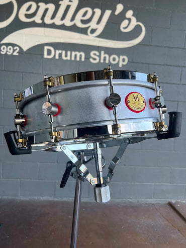 ~LIMITED EDITION~ A&F Red 4x14 Mercedes Aluminum Piccolo Snare Drum w/ Deluxe A&F Traveler Case (DH Room 4)