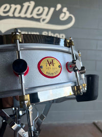 ~LIMITED EDITION~ A&F Red 4x14 Mercedes Aluminum Piccolo Snare Drum w/ Deluxe A&F Traveler Case (DH Room 4)