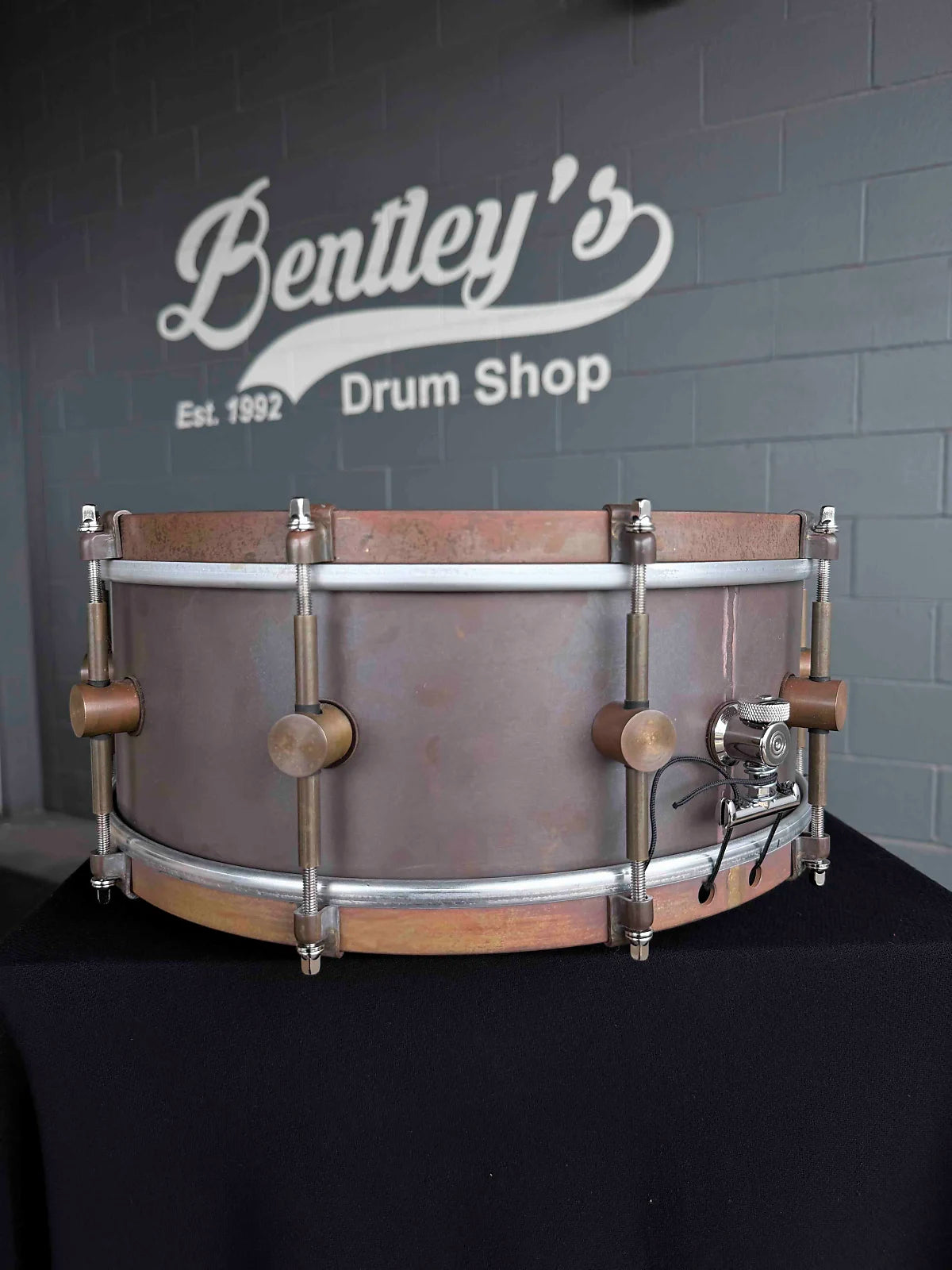 A&F Drum Co. Raw Copper 5.75x14 Snare Drum (Store Demo)