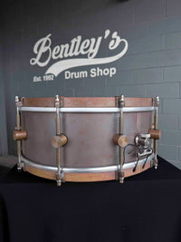 A&F Drum Co. Raw Copper 5.75x14 Snare Drum (Store Demo)