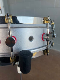 ~LIMITED EDITION~ A&F Red 4x14 Mercedes Aluminum Piccolo Snare Drum w/ Deluxe A&F Traveler Case (DH Room 4)