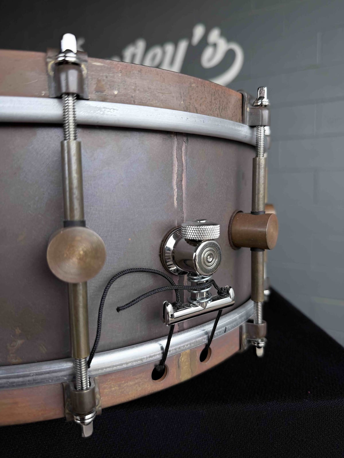 A&F Drum Co. Raw Copper 5.75x14 Snare Drum (Store Demo)