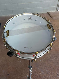 ~LIMITED EDITION~ A&F Red 4x14 Mercedes Aluminum Piccolo Snare Drum w/ Deluxe A&F Traveler Case (DH Room 4)