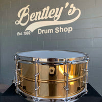 Ludwig LB552T-B Polished Bronze-Phonic 6.5x14 Snare Drum w/ Tube Lugs