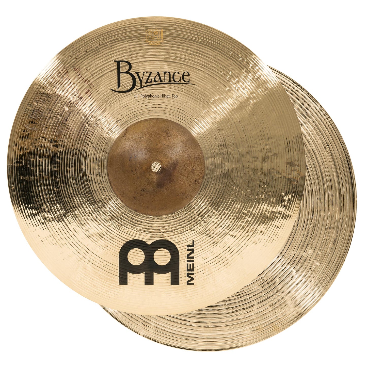 ~LIMITED EDITION~ Meinl B15POH-B Byzance Brilliant 15" Polyphonic Hi-Hat Pair Cymbals