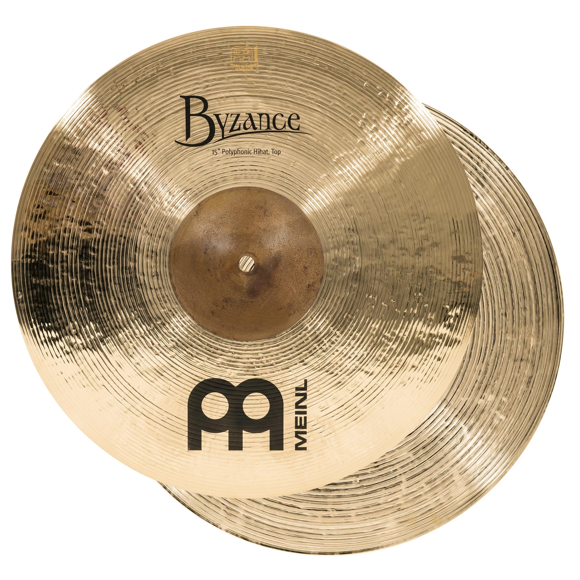 ~LIMITED EDITION~ Meinl B15POH-B Byzance Brilliant 15" Polyphonic Hi-Hat Pair Cymbals