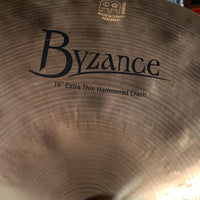 *NEW* Meinl B16ETHC Byzance Traditional 16" Extra Thin Hammered Crash