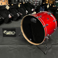 DW Performance Series 18x24" Bass Kick Drum in Candy Apple Red Lacquer