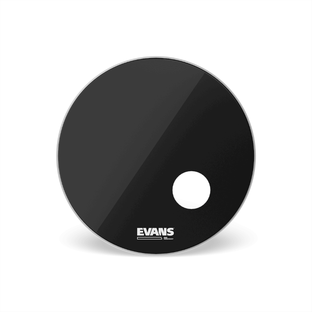 Evans BD22RB 22" EQ3 Black Resonant Bass Drum Head