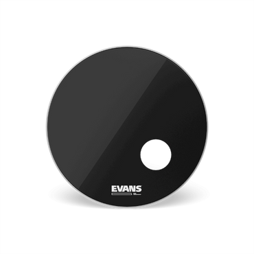 Evans BD22RB 22" EQ3 Black Resonant Bass Drum Head