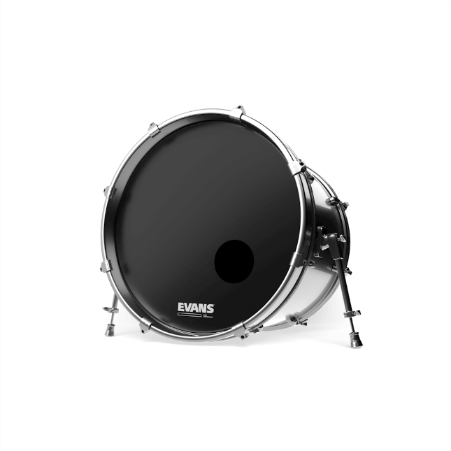 Evans BD22RB 22" EQ3 Black Resonant Bass Drum Head