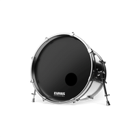 Evans BD22RB 22" EQ3 Black Resonant Bass Drum Head