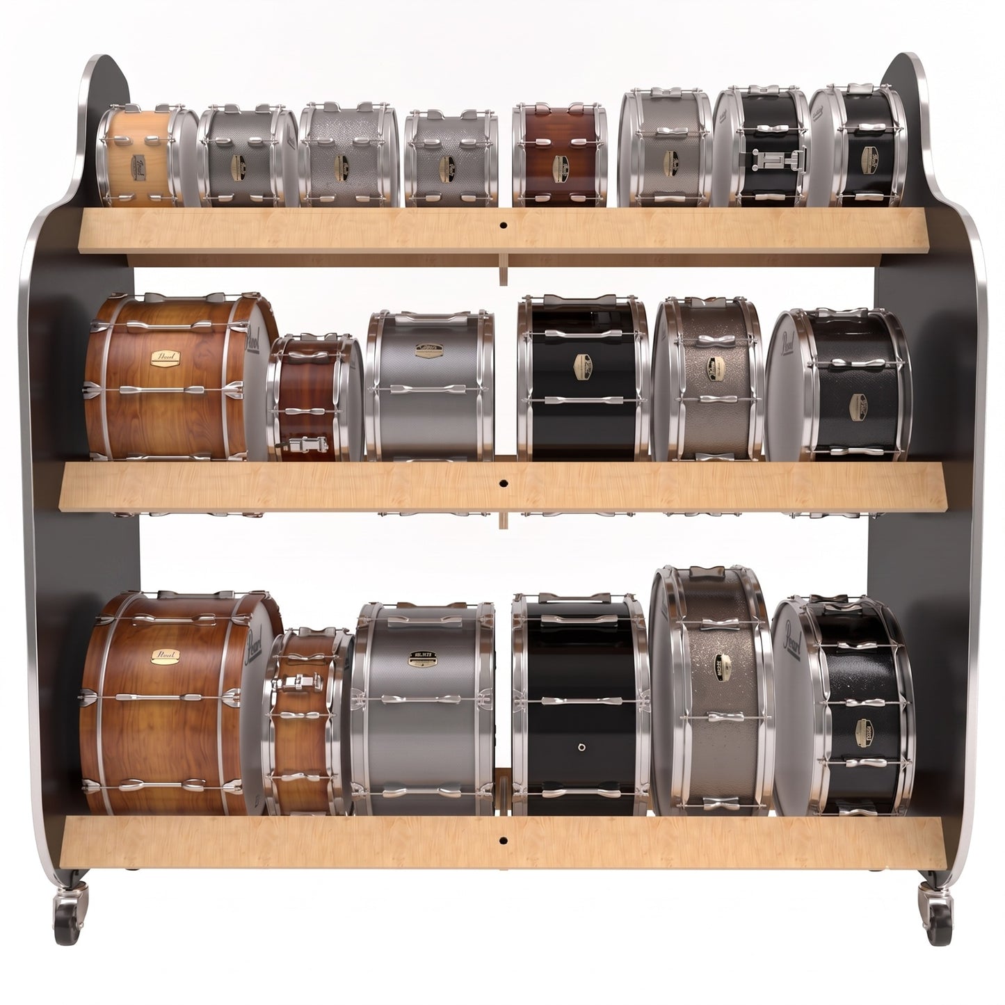 ~WOW!~ The Band Room BRDRU Mobile Drum Storage Rack