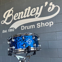 Dixon 6.5x14" Cornerstone Steel Snare Drum in Blue Titanium *IN STOCK*