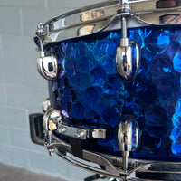 Dixon 6.5x14" Cornerstone Steel Snare Drum in Blue Titanium *IN STOCK*