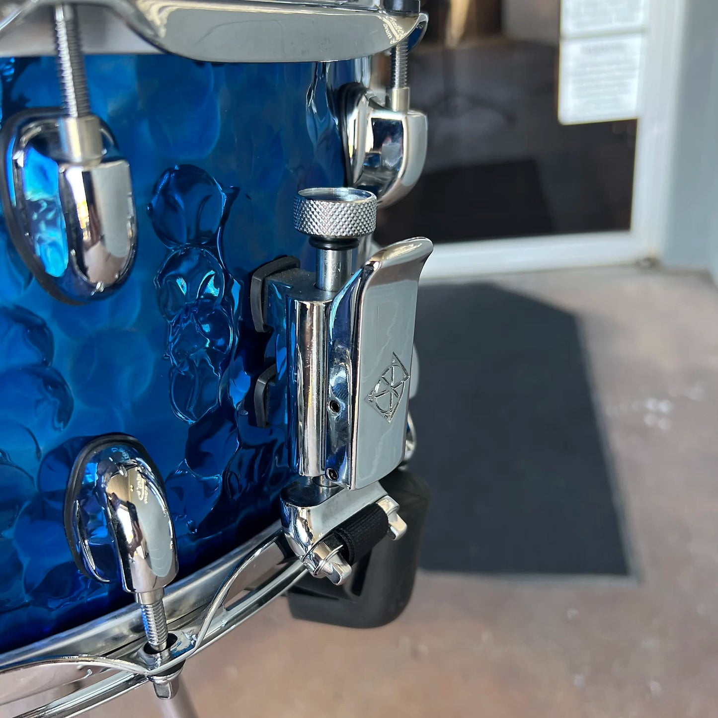 Dixon 6.5x14" Cornerstone Steel Snare Drum in Blue Titanium *IN STOCK*