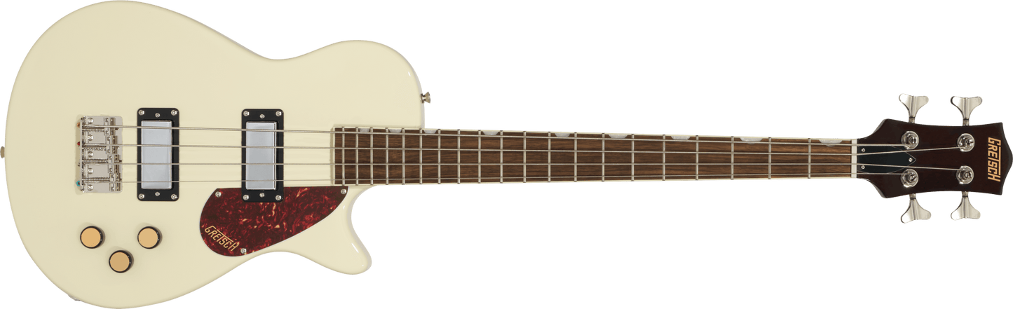 Gretsch Streamliner Jet Club 4-String Electric Bass Single-Cut Guitar in Vintage White *IN STOCK*