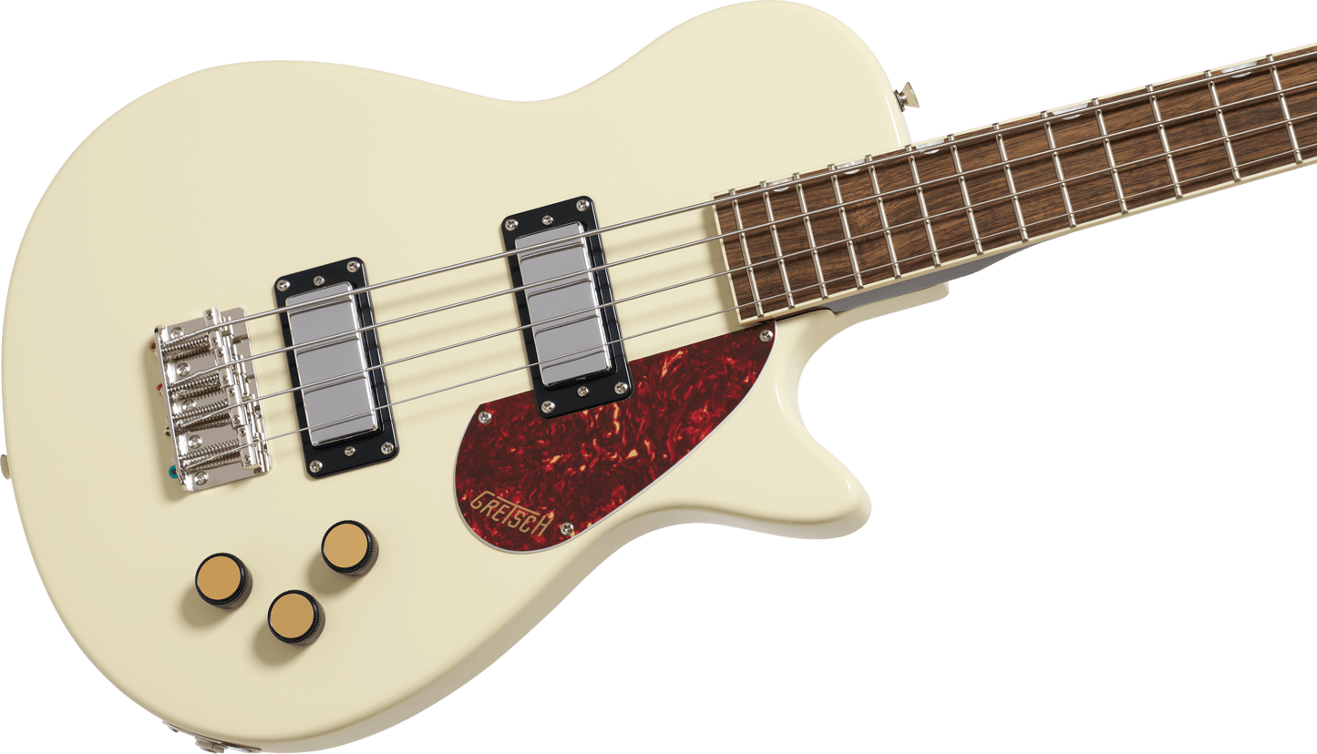 Gretsch Streamliner Jet Club 4-String Electric Bass Single-Cut Guitar in Vintage White *IN STOCK*