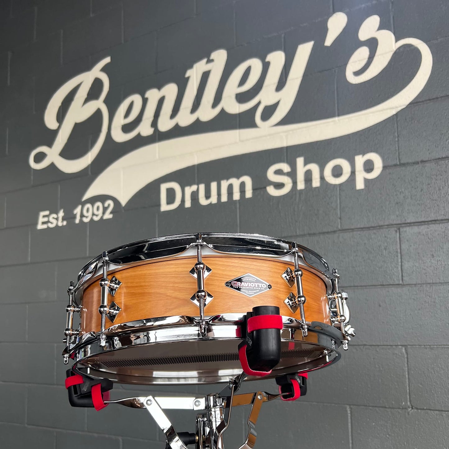 Craviotto Custom Shop 4x14" Birch Snare Drum in Natural Oil