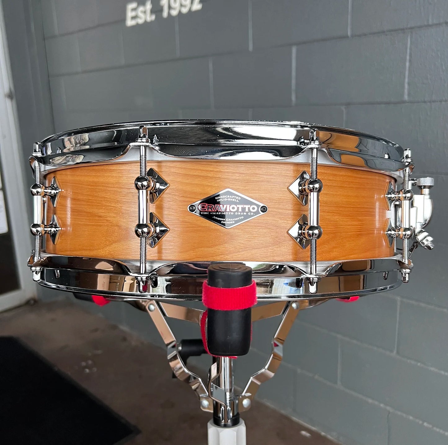 Craviotto Custom Shop 4x14" Birch Snare Drum in Natural Oil